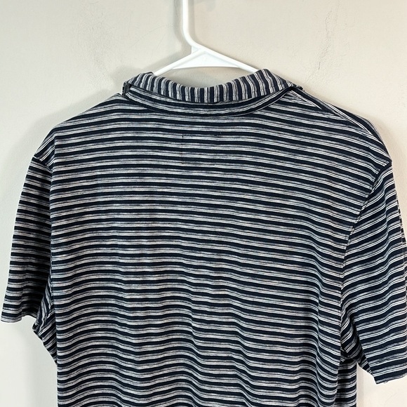 Abercrombie & Fitch striped golf polo shirt men size XL - Picture 4 of 6